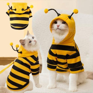 Pendrex  Bee Cat Jackets Trendy Winter Wear for Your Little Feline